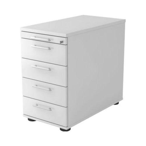 Standcontainer ULM, 4 Schübe, B 428 x T 800 x H 720-760 mm, lichtgrau