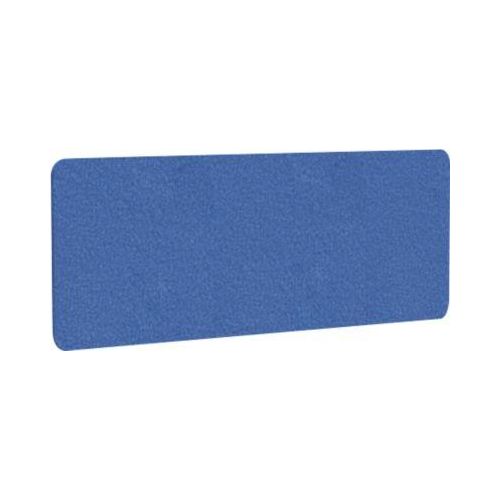 Akustik Tischtrennwand AKUSTIX Vario, Schallabsorptionsklasse B, Stärke 18 mm, ohne Halterungen, B 1600 x H 600 mm, PET-Filz, blau