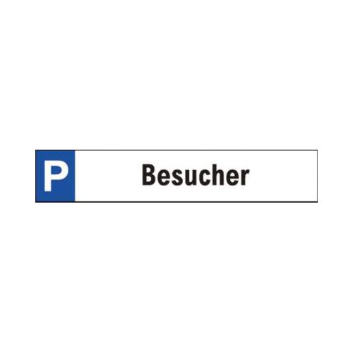 Parkplatzschild, Besucher