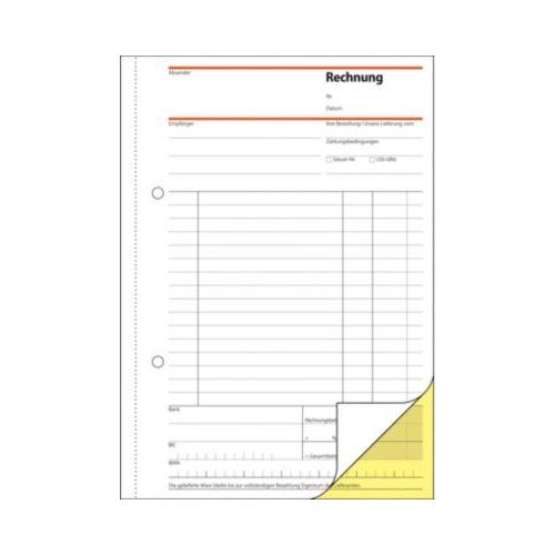 sigel® Rechnungsbuch SD031, DIN A5 hoch, 2 x 40 Blatt, selbstdurchschreibend