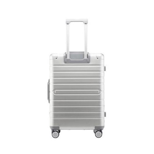 Trolley Alumaxx Gravity, Hauptfach, herausnehmbare Trennwand, Teleskopgriff, abschließbar, B 550 x T 200 x H 370 mm, Aluminium, silber