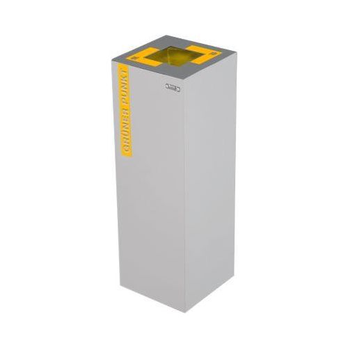 Aufkleber zur Trennung für den Abfallbehälter Alicante, Grüner Punkt, gelb