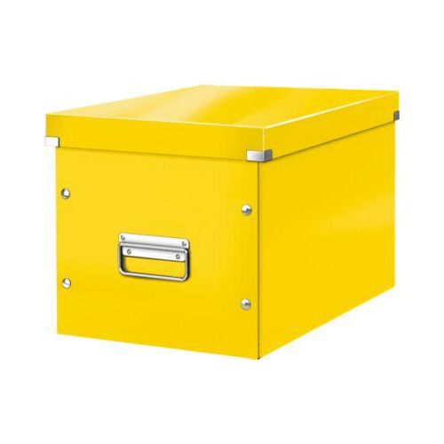 LEITZ® Aufbewahrungsbox Click + Store, für ovale/höhere Gegenstände 320 x 310 x 360 mm, gelb