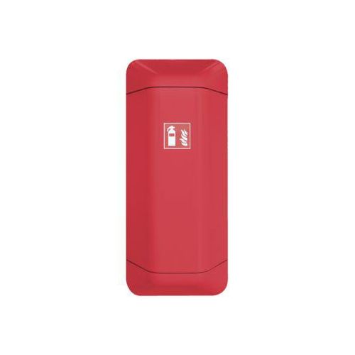 Feuerlöscherschrank help, Kunststoff, B 434 x T 225 x H 1028 mm, rot