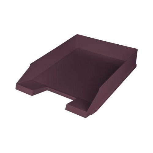 Briefablage Helit The Green Staff, für Format A4-C4, versetzt stapelbar, Recyclingkunststoff, rot, 5 Stück