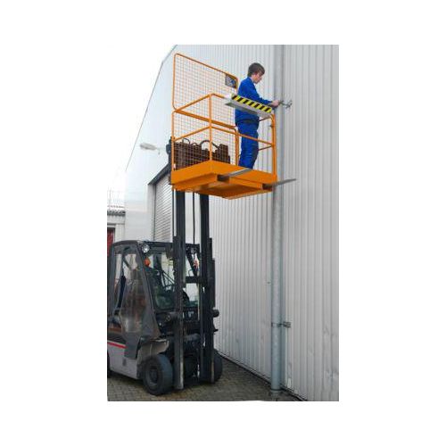 Sicherheitskorb SIKO, L 1115 x B 1200 x H 1990 mm, orange