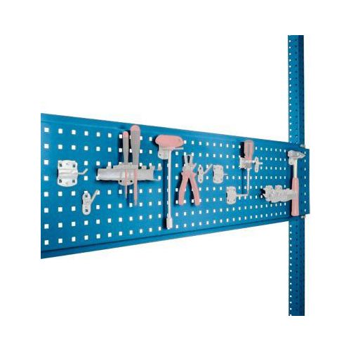 Werkzeug-Lochplatte, für Tischbreite 2000 mm, f. Serie Universal/Profi, lichtblau RAL 5012