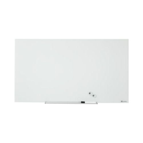 Glastafel Nobo Diamond, magnethaftend, aneinander montierbar, weiß, 1000 x 560