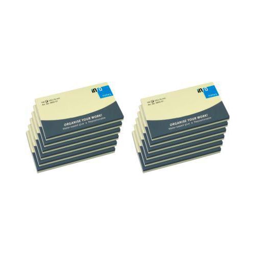 INFO Haftnotizen, 125 mm x 75 mm, 12 x 100 Blatt