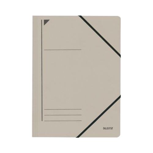 LEITZ® Eckspannmappe, DIN A4, Gummizugverschluss, grau