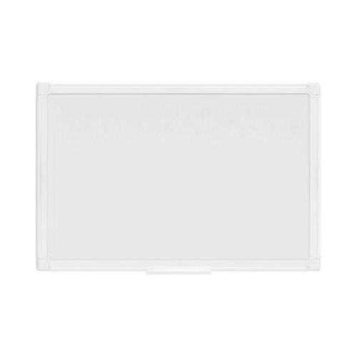 MAUL Whiteboard MAULprimo, im Hoch-/Querformat nutzbar, magnethaftend, Ablageschale, H 300 x B 450 mm, Stahlblech kunststoffbeschichtet, weiß