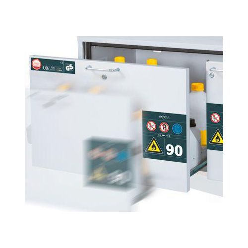 Soft-Close-Funktion, für asecos Sicherheitsschränke der UB90 Serie, mitbestellen bei Auftragserteilung