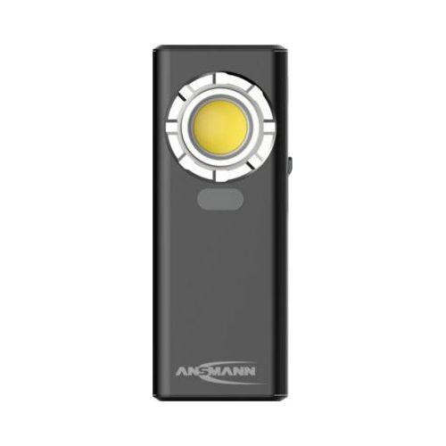 ANSMANN WL1200R-DS Arbeitsleuchte, 1.200 Lumen, Akku, IPX6/IK07, Drei Helligkeitsstufen, mit Haltemagneten und Gürtelclip, schwarz
