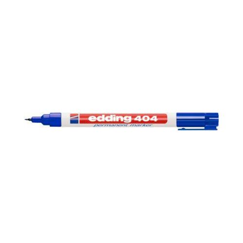 Marker edding 404, mit feiner Spitze, blau, 1 Stück