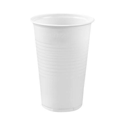 Trinkbecher weiß, 0,2 Liter, 100 Stück