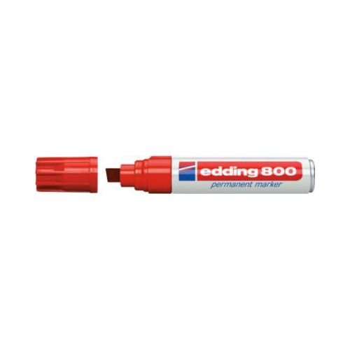 edding 800, m. Keilspitze, 4-12 mm, rot, 5 Stück
