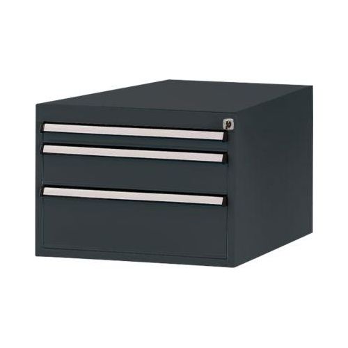 Manuflex Schubladen-Unterbauten, für Werkbank Profi Tiefe 700 mm, anthrazit