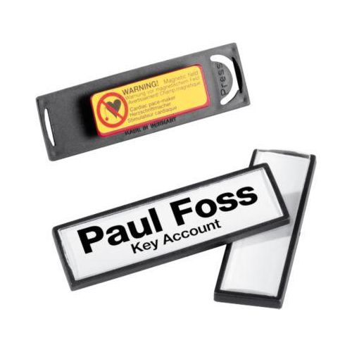 Clip Card Namensschild, 25 Stück