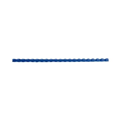 GBC® Binderücken, Plastik, Ø 12 mm, 100 Stück, blau