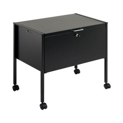 Mappenboy, abschließbarer Deckel, ohne Mappen, schwarz