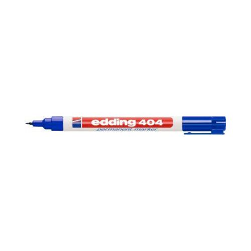 Marker edding 404, mit feiner Spitze, blau, 10 Stück