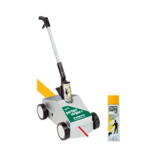 Bodenmarkierer + Markierungsfarbe, gelb (RAL 1028)