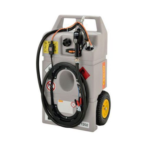 Mobile Tankanlage Diesel-Trolley, 100 l, Elektropumpe 12V, Schlauch 3 m