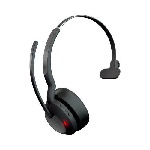 Headset Jabra Evolve2 55 link380a Mono, Reichweite bis 30 m, bis 10 h, MS-Teams optimiert, schwarz