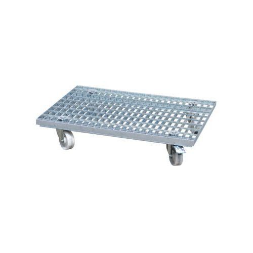 Gitterrost-Rollwagen, innerbetrieblich, verzinkt, 1185 x 785 mm