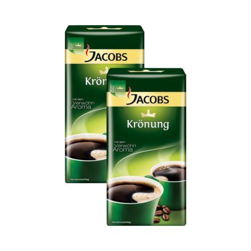 Doppelpack Jacobs Krönung Kaffee in Spitzenqualität, gemahlen