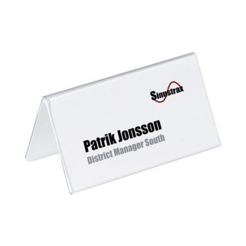 Tischnamensschilder, 55 x 100 mm, 25 Stück