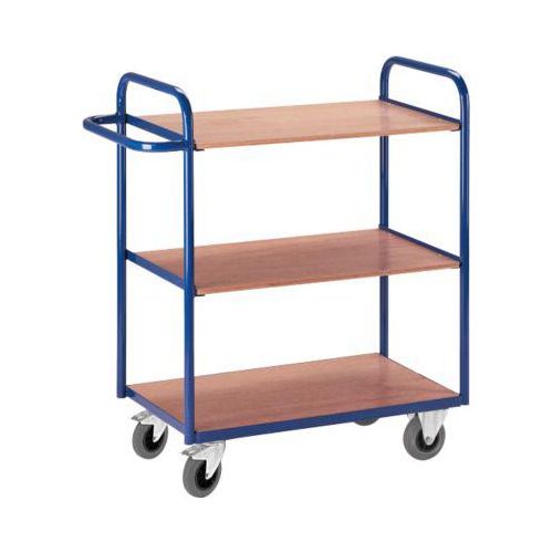 Etagenwagen, ohne Wände, 3 Etagen, 800 x 500 mm