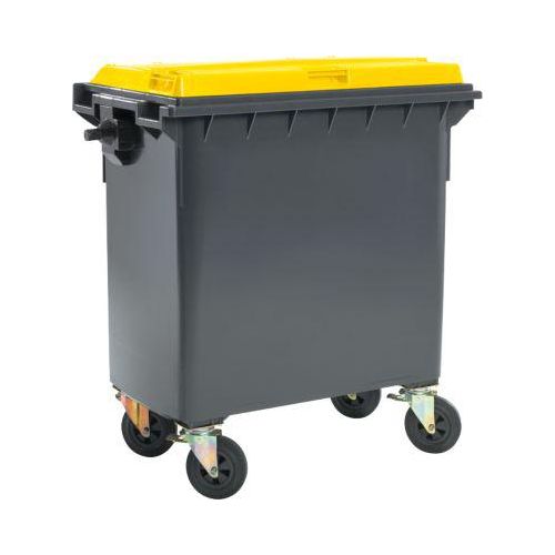 Müllcontainer MGB 770 FD, Kunststoff, 770 l, schwarzgelb