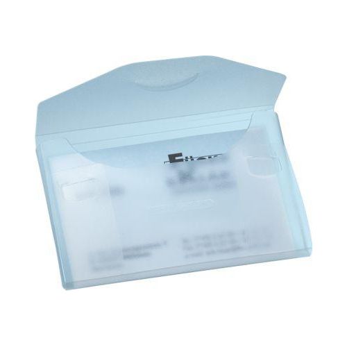EICHNER Visitenkarten-Etui PP, für 20 Visitenkarten, weiß-transluzent