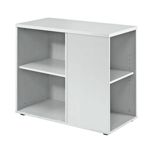 Standcontainer JENA, B 400 x T 800 x H 720 mm, lichtgrau