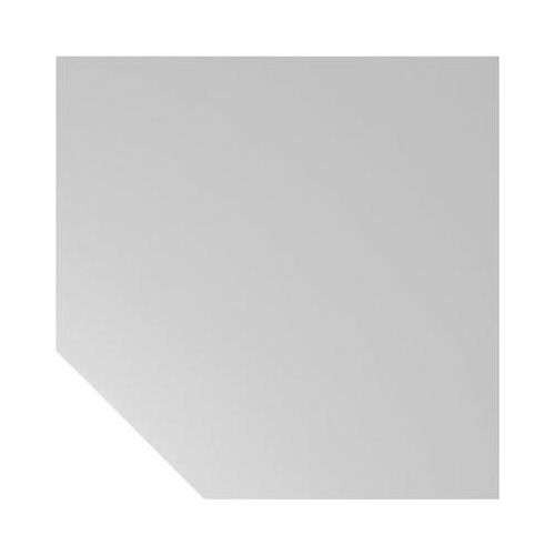 Verkettungselement TOPAS LINE, für manuell höheneinstellbare Schreibtische, Trapezeckplatte, lichtgrau/silber