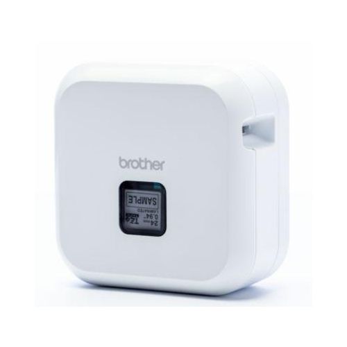 Beschriftungsgerät Brother P-touch Cube Plus, USB/Bluetooth, iOS/Android, 20 mm/Sek., für 3,5-24 mm Etiketten, inkl. 24 mm TZe-Band, B 67 x T 128 x H 128 mm, weiß