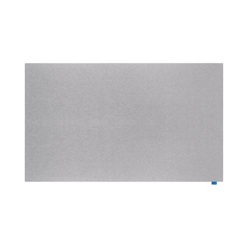 Akustik-Pinboard Wall Up, Absorptionsklasse B, Stärke 20 mm, Textil & Recycling-PET, grau, B 2000 x H 1195 mm