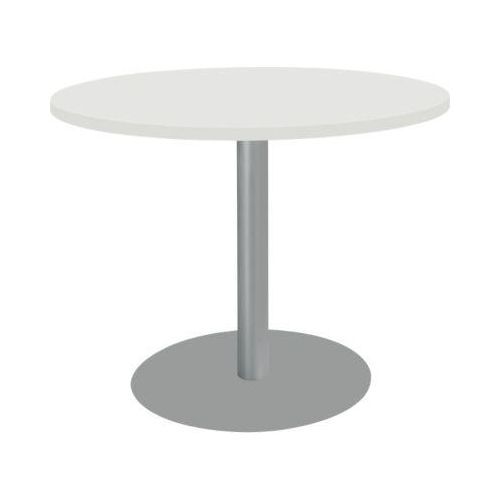 Schäfer Shop Select Tisch mit Tellerfuß, ø 1000 x H 717 mm, weiß