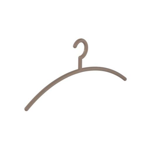Kunststoff-Kleiderbügel Rudolf Weber KG Nizza, Bügelstärke 12 mm, 10 Stück, taupe