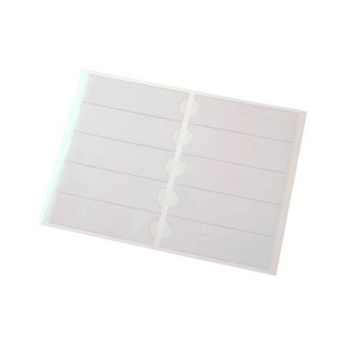 Transparenttasche, selbstklebend, Ordnerrücken schmal, 100 Stk.