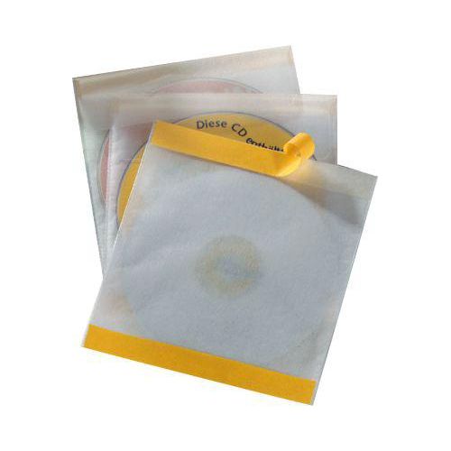 Selbstklebende CD-/DVD-Hülle, 10 Stück