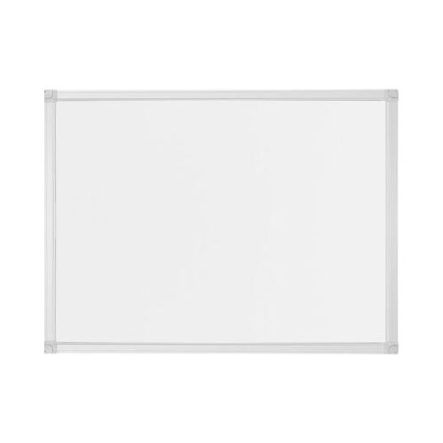 Whiteboard Franken X-tra!Line, emaillierte Oberfläche, magnethaftend, beschriftbar, inkl. Ablageschale, B 600 x H 450 mm, Stahl/Aluminium, weiß-silber