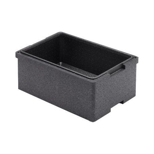 EPP-Isolierbox für Isolierbehälter, 23 l, mit Griffleiste, stapelbar, L 560 x B 360 x H 180 mm, schwarz