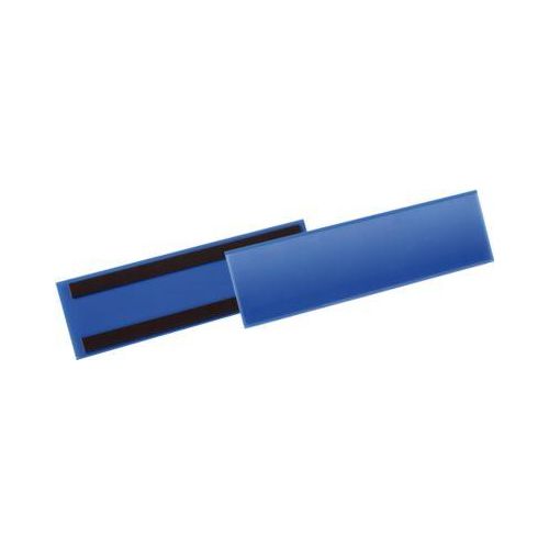 Etiketten- und Kennzeichnungstaschen B 297 x H 74 mm, 50 Stück, blau