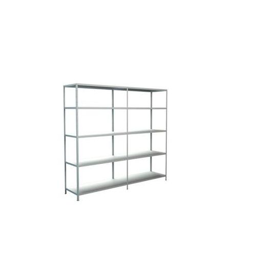 Steckregal, H 2000 x B 2200 x T 500 mm, weiß