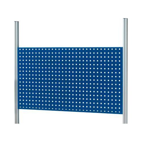 Rau Lochplatte für höhenverstellbare Arbeitsplatzsysteme Serie E, 4-Kant Systemlochung, B 1200 x T 40 x H 650 mm, bis 30 kg