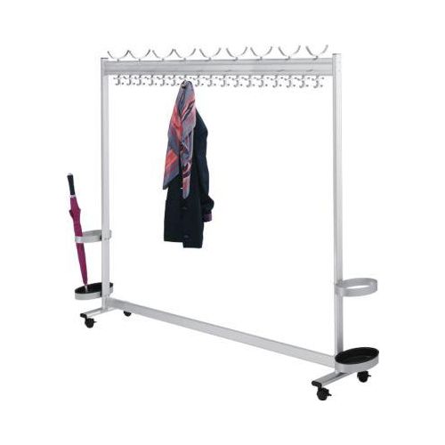 Garderobe multiline, B 1800, 18 Hut-/68 Mantelhaken
