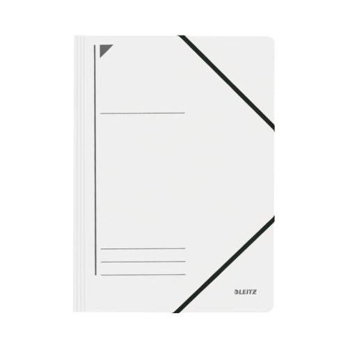 LEITZ® Eckspannmappe, DIN A4, Gummizugverschluss, weiß