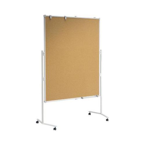 MAUL Moderationstafel Pro, B 1200 x H 1500 mm, Kork/Kork